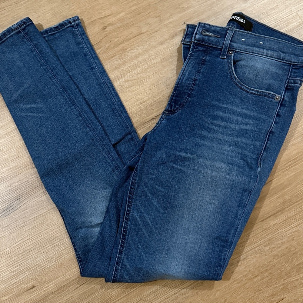 Express legging high rise Blue Denim Jeans